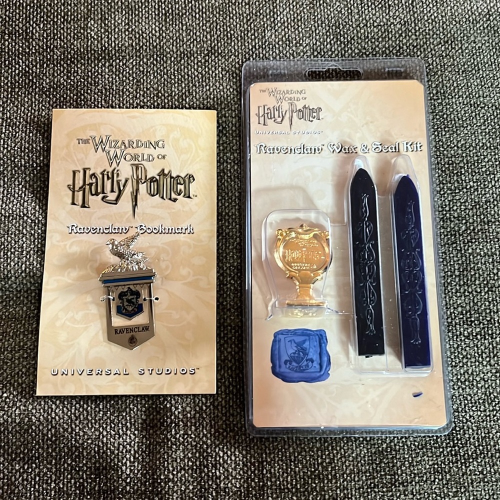 Harry Potter Ravenclaw, bookmark and wax seal